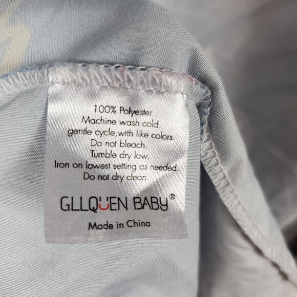 Gllquen Baby Blue Rockets Space Print Baby Bed Fitted Sheet Crib Sheet Fitted - Picture 4 of 4